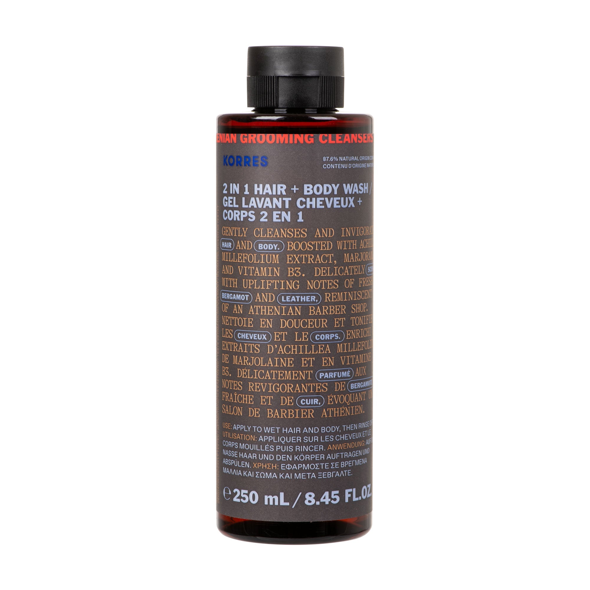 Homme Gel Douche 2 En 1 Corps Et Cheveux 250Ml