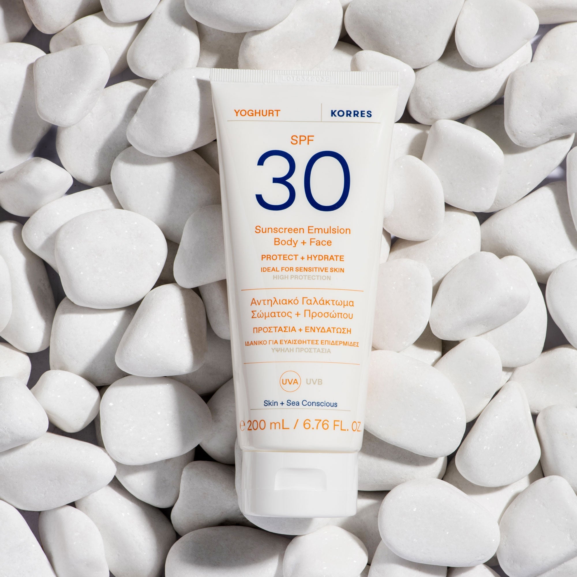 Yaourt Crème Solaire Visage & Corps Spf30 200Ml