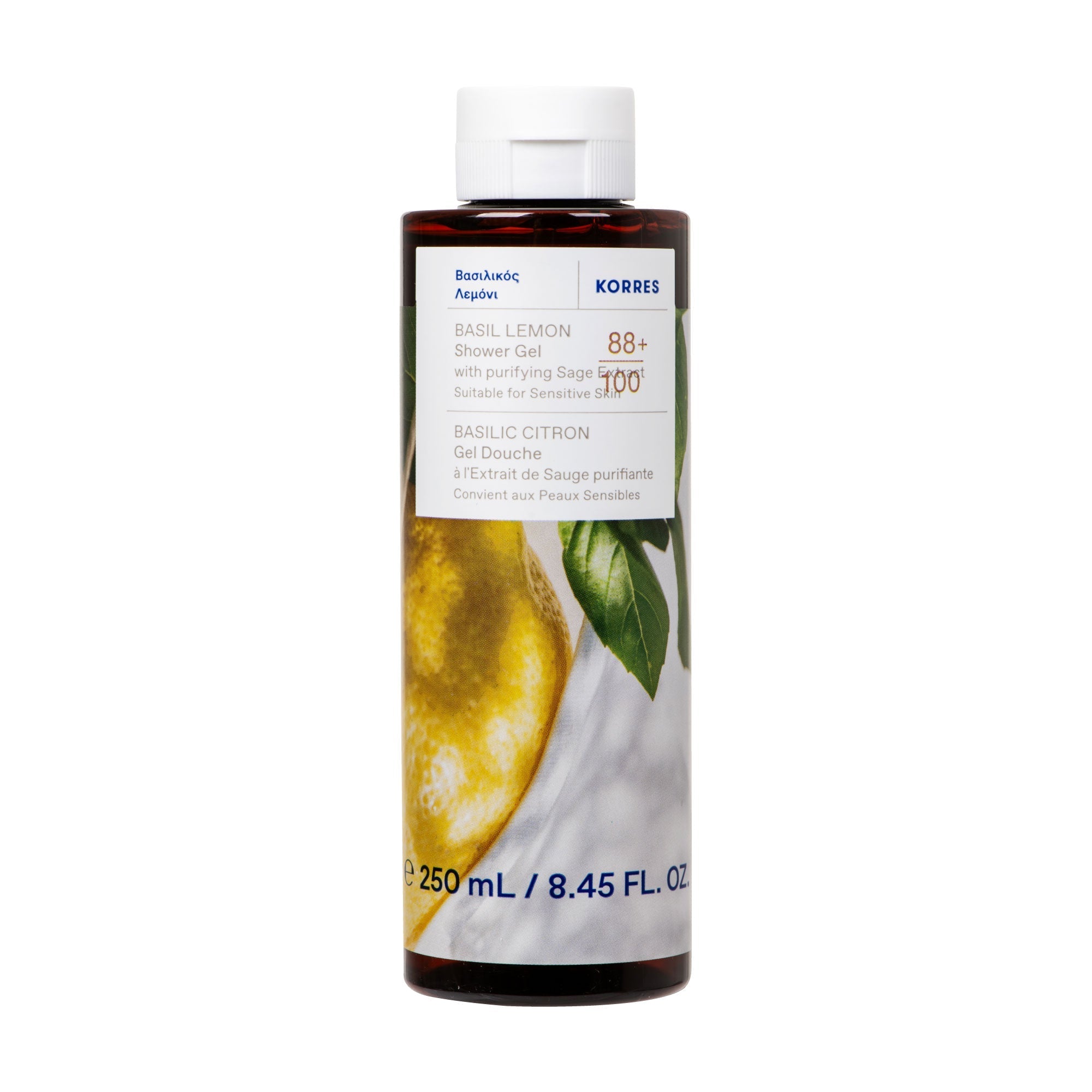 Gel Douche 250Ml Basilic Citron