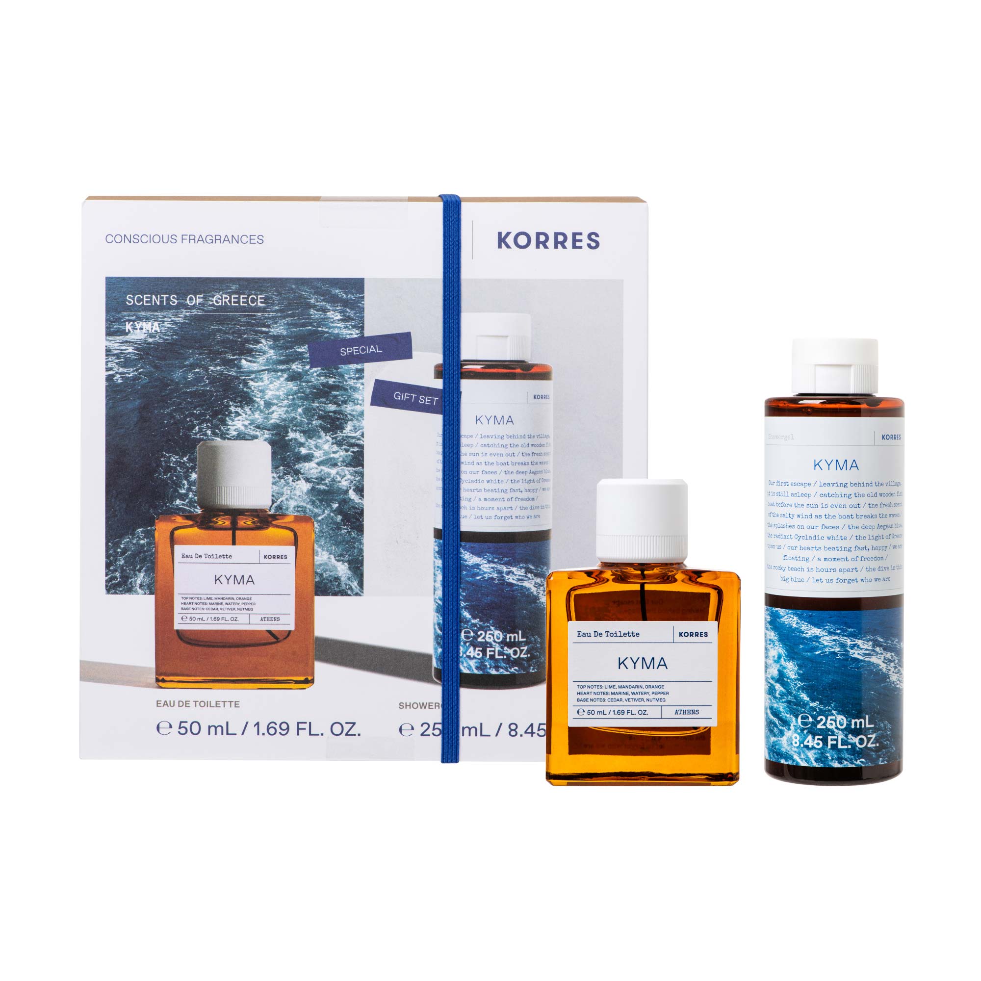 Coffret Eau De Toilette  Kyma 50Ml + Gel Douche 250Ml - 2026