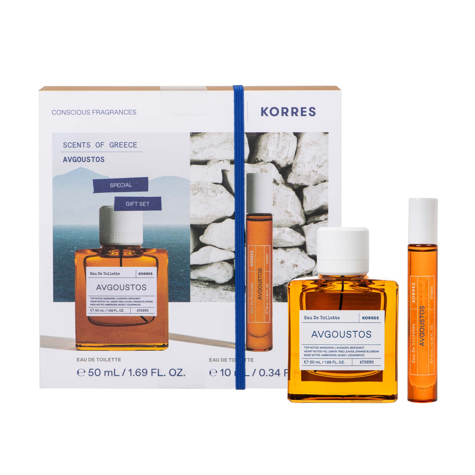 Coffret Eau De Toilette Avgoustos 50Ml + 10Ml - 2026