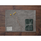 Set De Serviettes En Lin - Dégradé Vert
