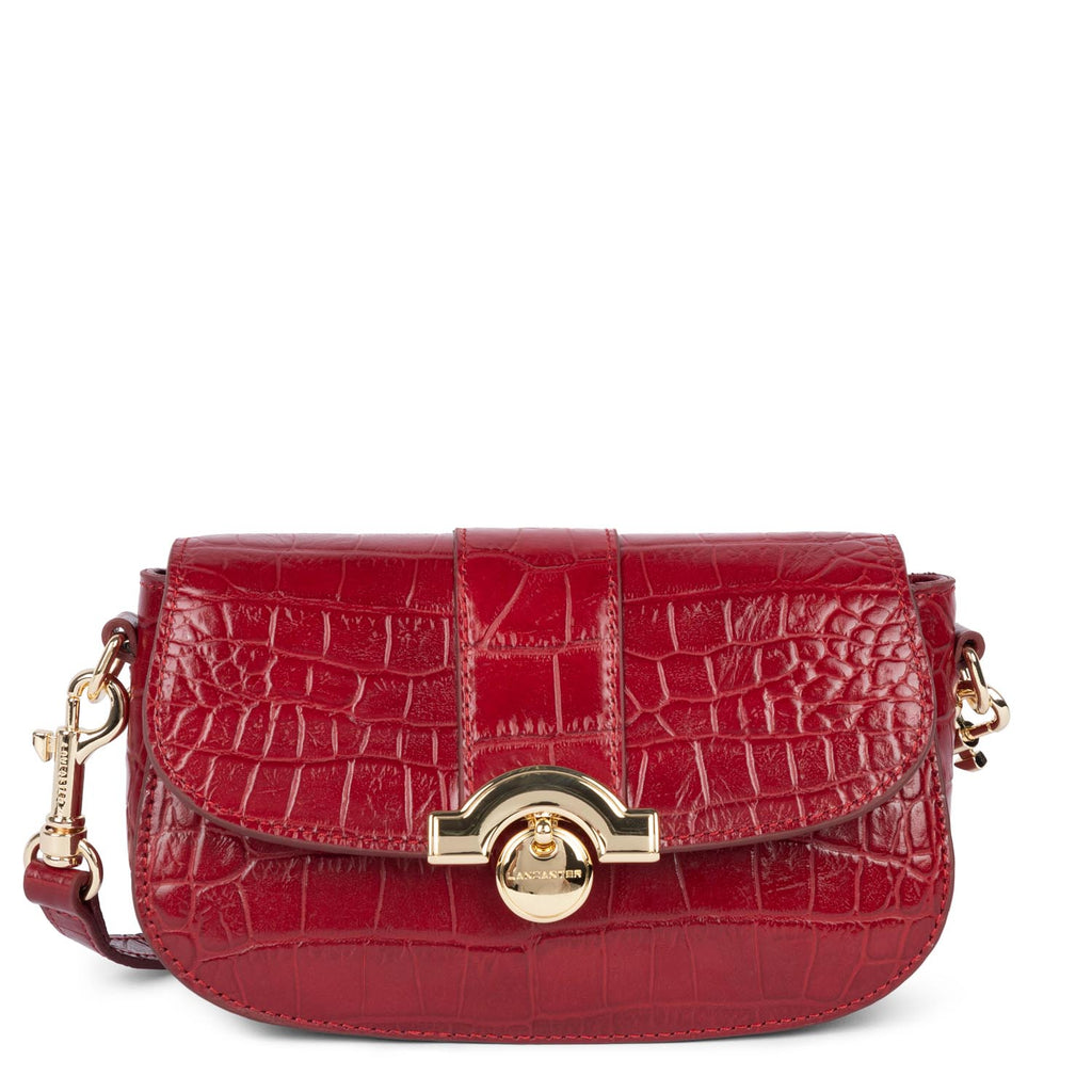 sac trotteur - exotic croco cn #couleur_carmin