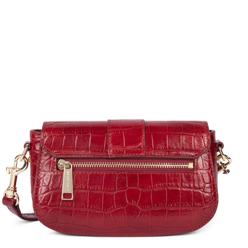 sac trotteur - exotic croco cn #couleur_carmin