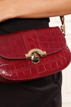 sac trotteur - exotic croco cn #couleur_carmin