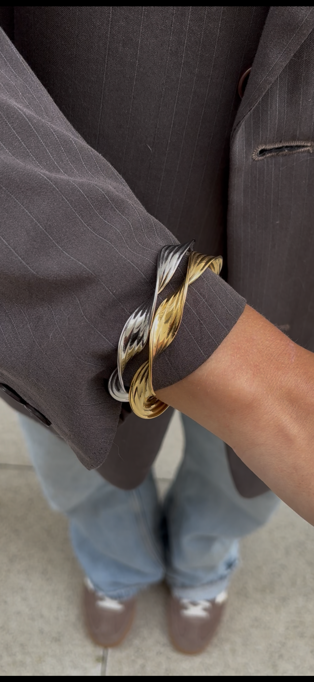 Bracelet Twisted Bangle