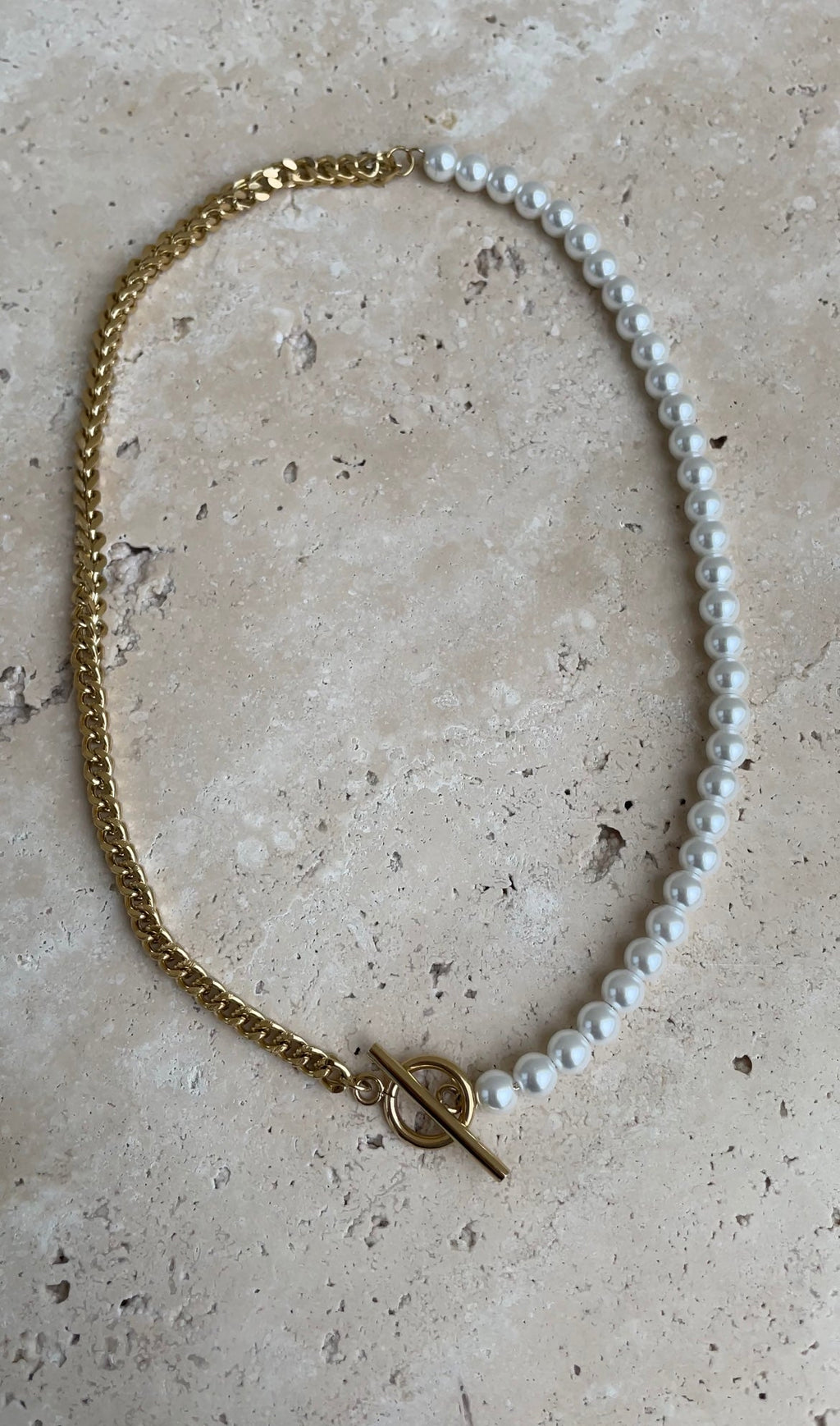 Collier Pearl X Chain