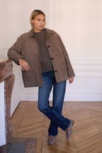 Veste En Daim Le Doyle - Marron Clair