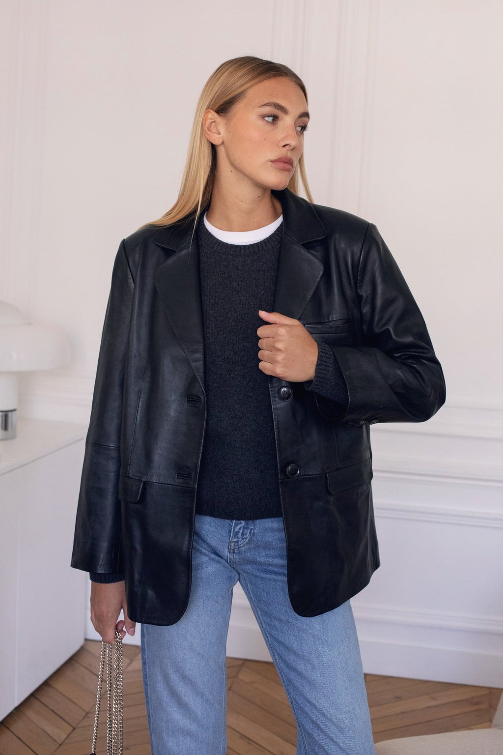 Pull En Maille Le Rimbaud - Gris Anthracite