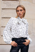 Chemise Le Rodrigue - Pois Blanc Fond Noir