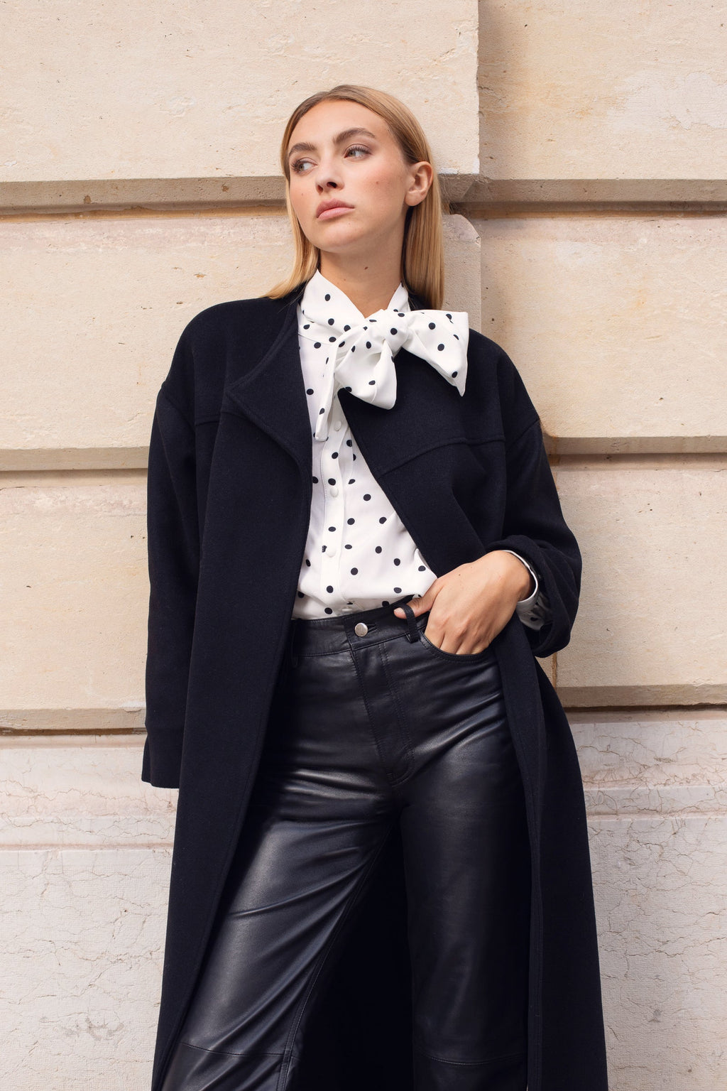 Chemise Le Rodrigue - Pois Blanc Fond Noir