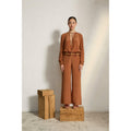 Blouse Claude Soie - Havane Brown