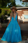 Robe Soleil Filipa - Bleue