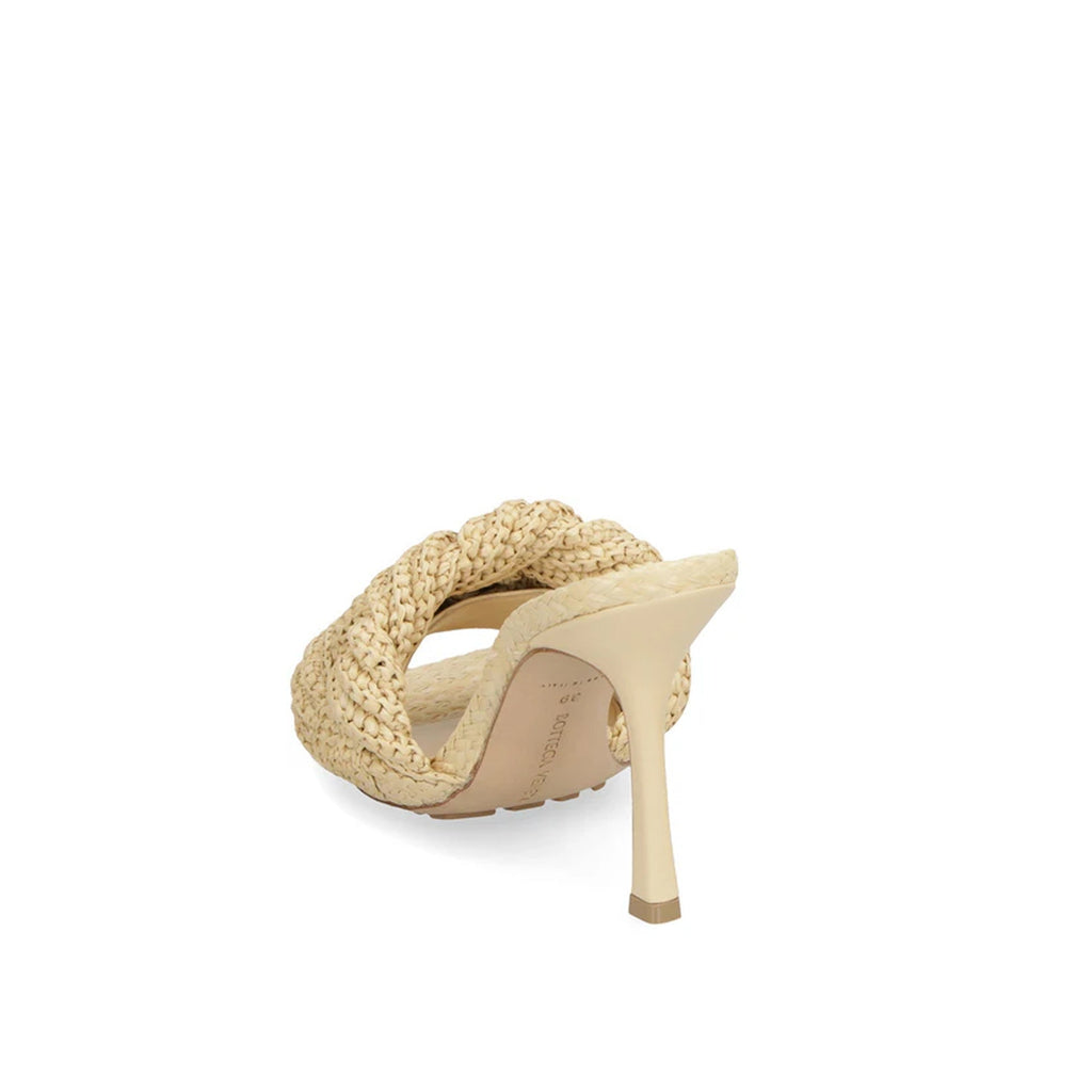 Mules - Bottega Veneta Lido Raffia - Beige