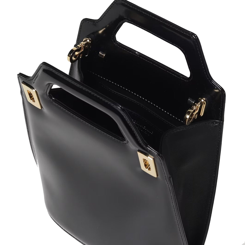 Ferragamo Wanda Mini Bag - Black - Femme