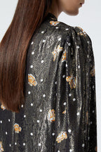 The Kooples - Robe Droite En Soie Noir - Femme
