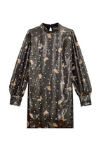 The Kooples - Robe Droite En Soie Noir - Femme