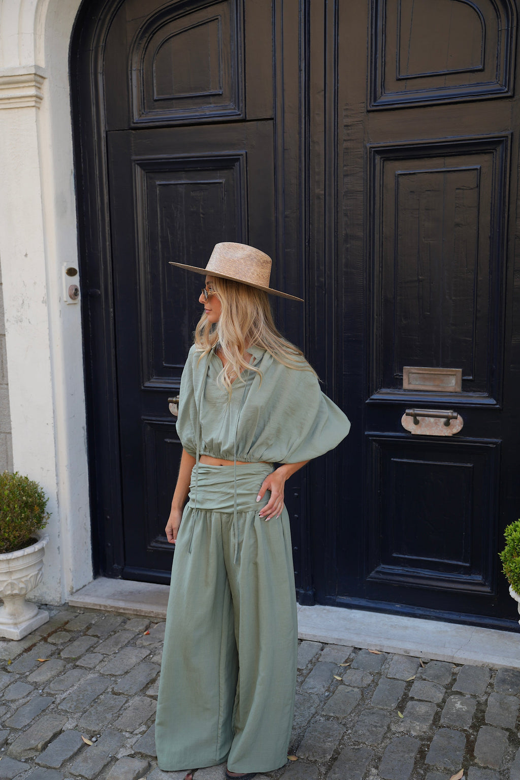 Blouse Courte Ugo - Kaki