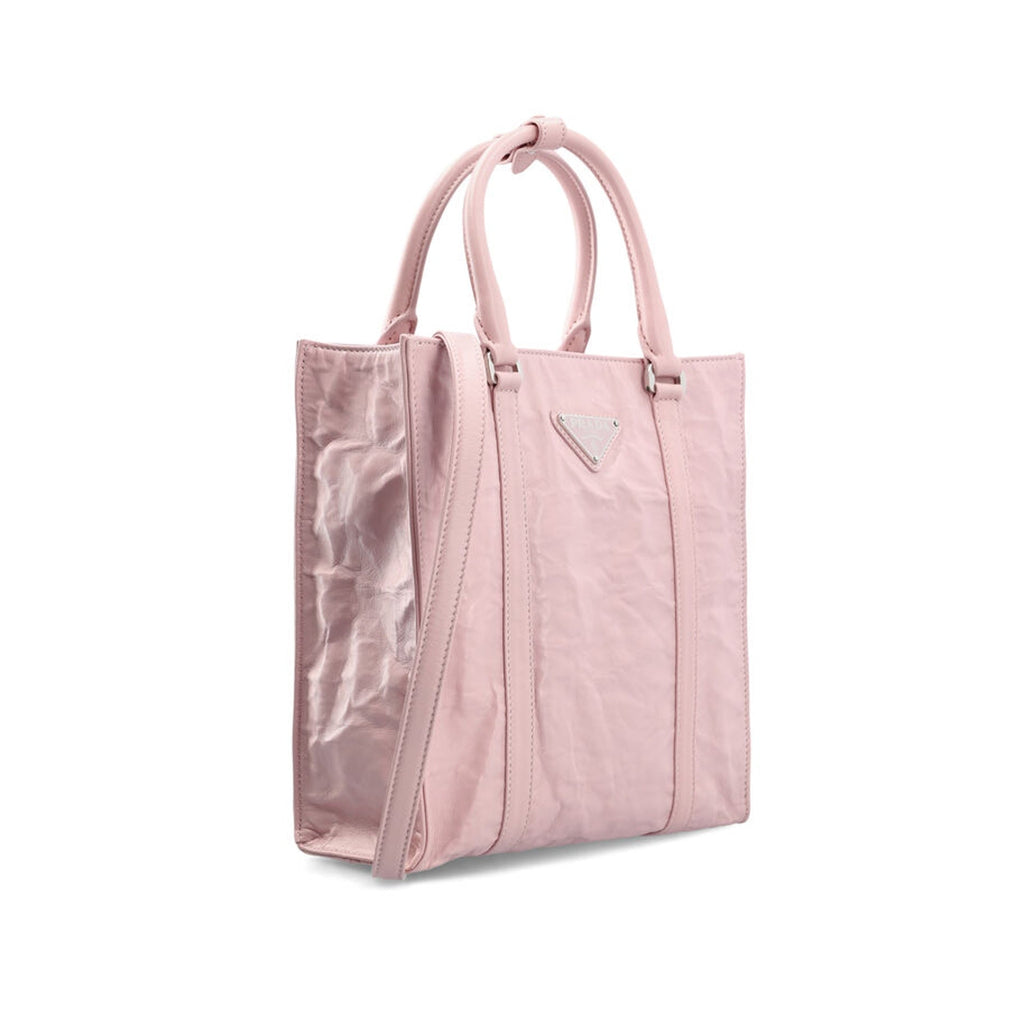 Prada Leather Handbag - Pink - Femme