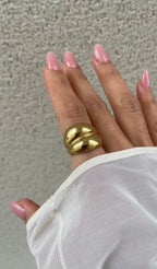 Bague Double Dome