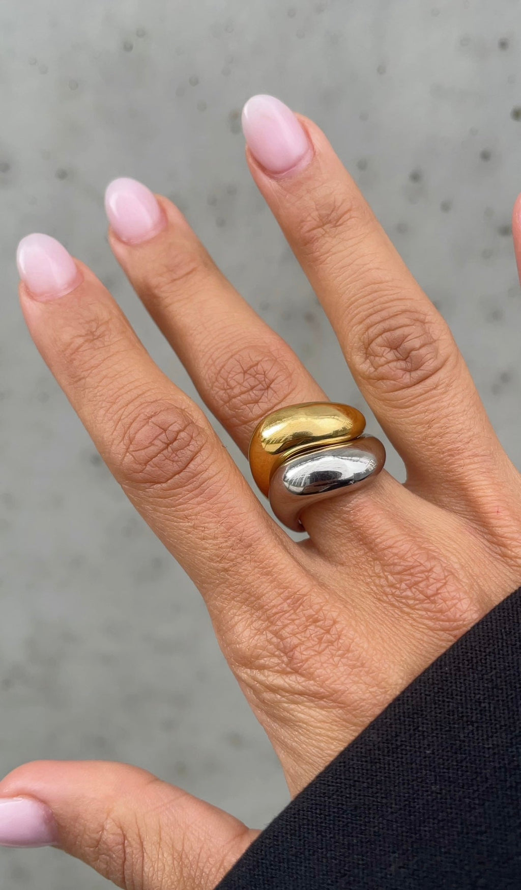 Bague Duo Wave