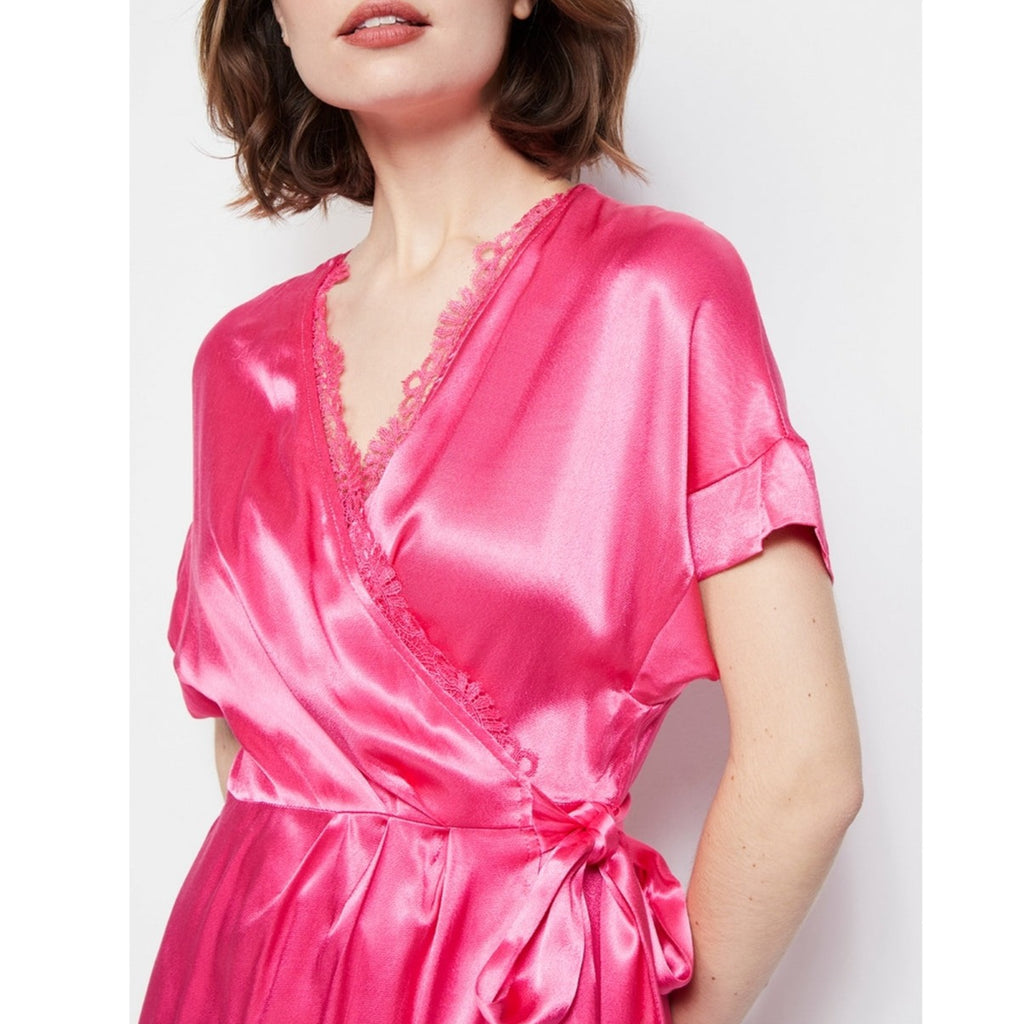 Suncoo - Robe Portefeuille - Fuchsia