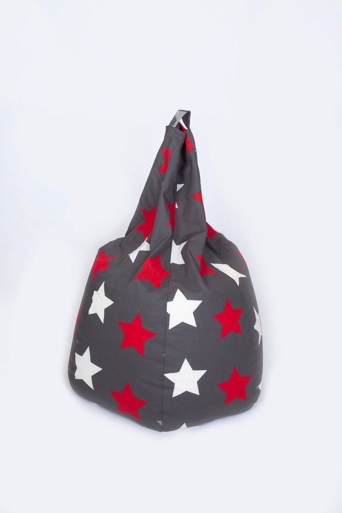 Pouf Poire Coton - 80x120cm - Stars
