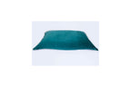 Pouf Beanbag Velours - 159x129cm - Vert Forêt