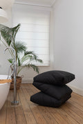 Pouf Double Fun - 60x60x36cm - Noir