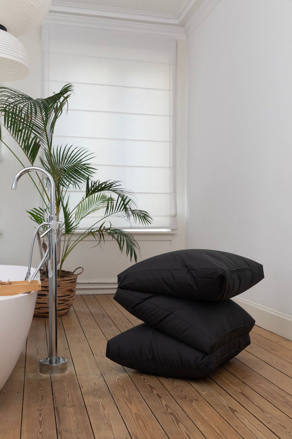 Pouf Double Fun - 60x60x36cm - Noir