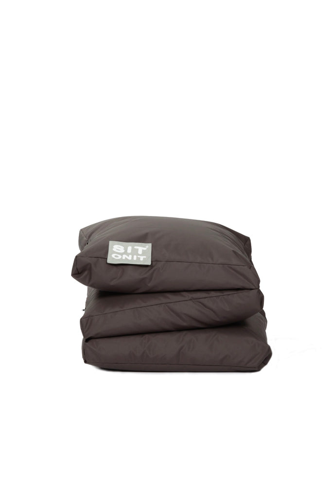 Pouf Double Fun - 60x60x36cm - Marron