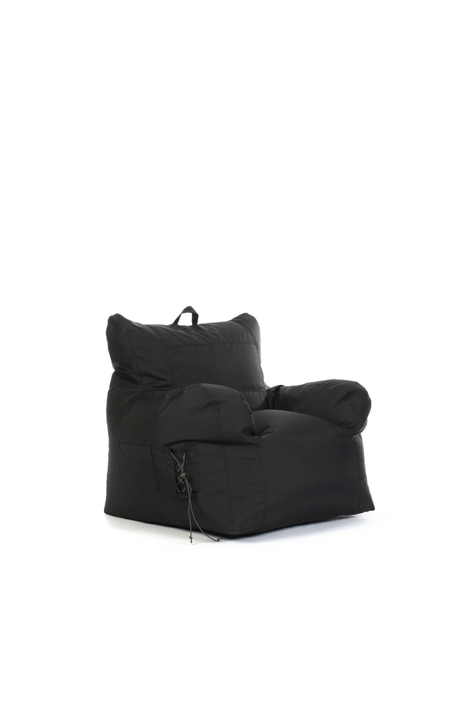 Pouf Beansofa - 95x13,5cm - Noir