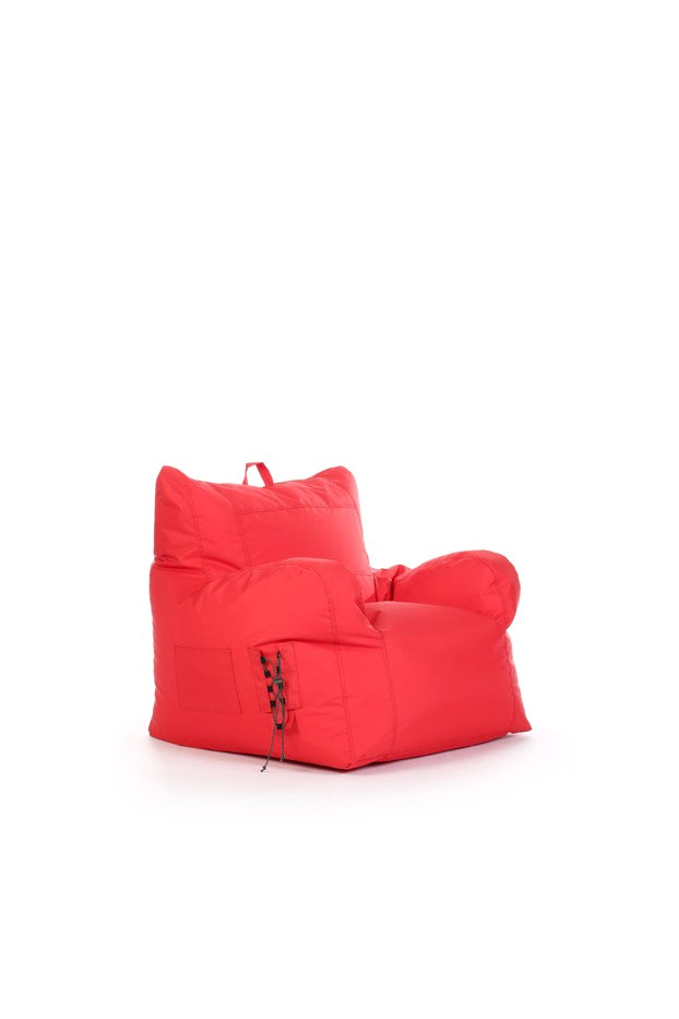 Pouf Beansofa - 95x13,5cm - Rouge