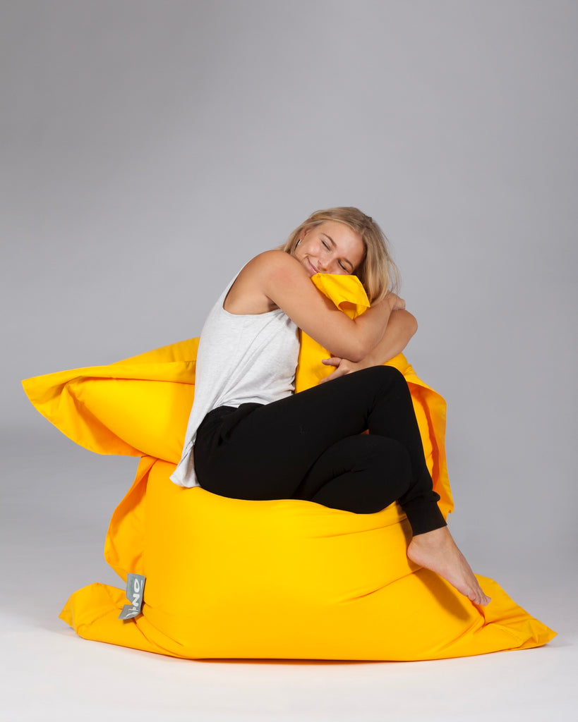 Pouf Beanbag - 159x129cm - Jaune