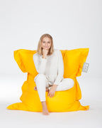 Pouf Beanbag - 159x129cm - Jaune