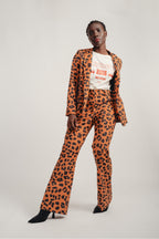 Le Pantalon Randy Leo Cognac En Velours