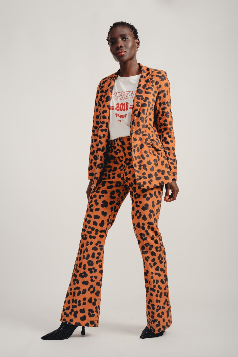 Le Pantalon Randy Leo Cognac En Velours