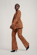 Le Pantalon Randy Leo Cognac En Velours