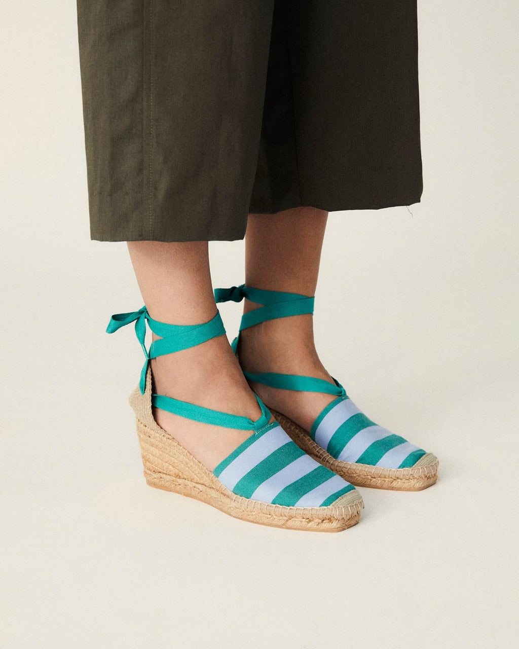 Bottines Anni Rayas Verdes