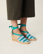 Bottines Anni Rayas Verdes