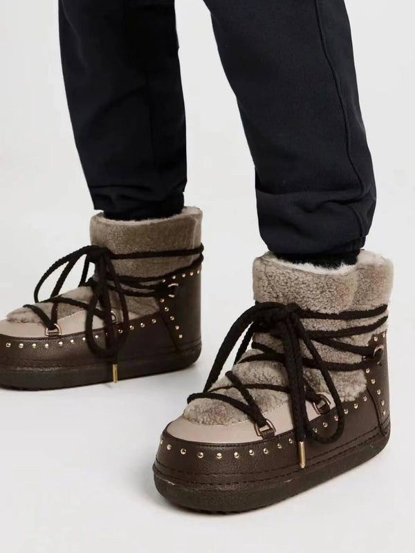 Bottes Curly Rock Boot - Taupe