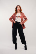 Le Blazer Jimmy A  Carreaux Rouges