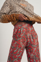 Le Pantalon Large Tracy Leo Cachemire
