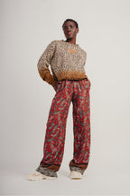 Le Pantalon Large Tracy Leo Cachemire