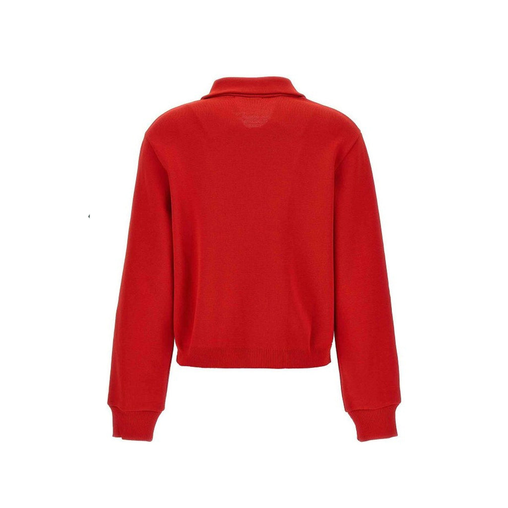 Cardigan Side Band - Red - Femme