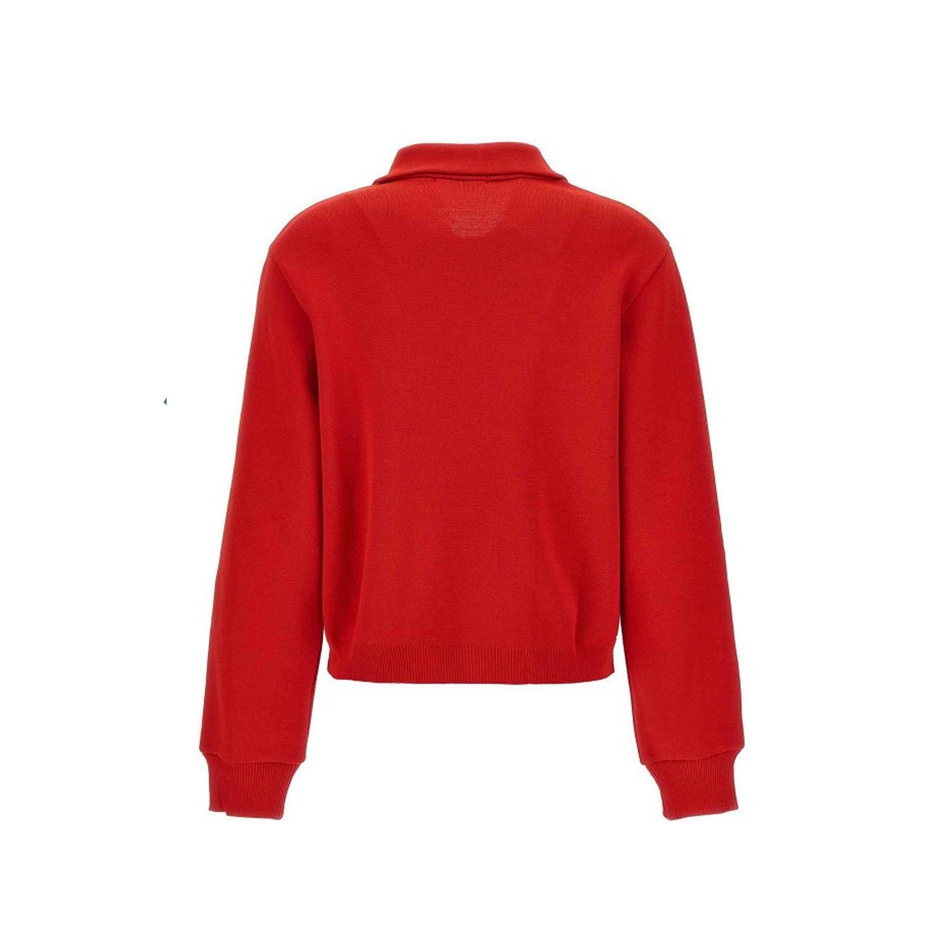 Cardigan Side Band - Red - Femme
