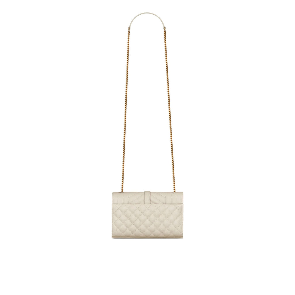 Saint Laurent - Sac Envelope Small - Femme - Ivory