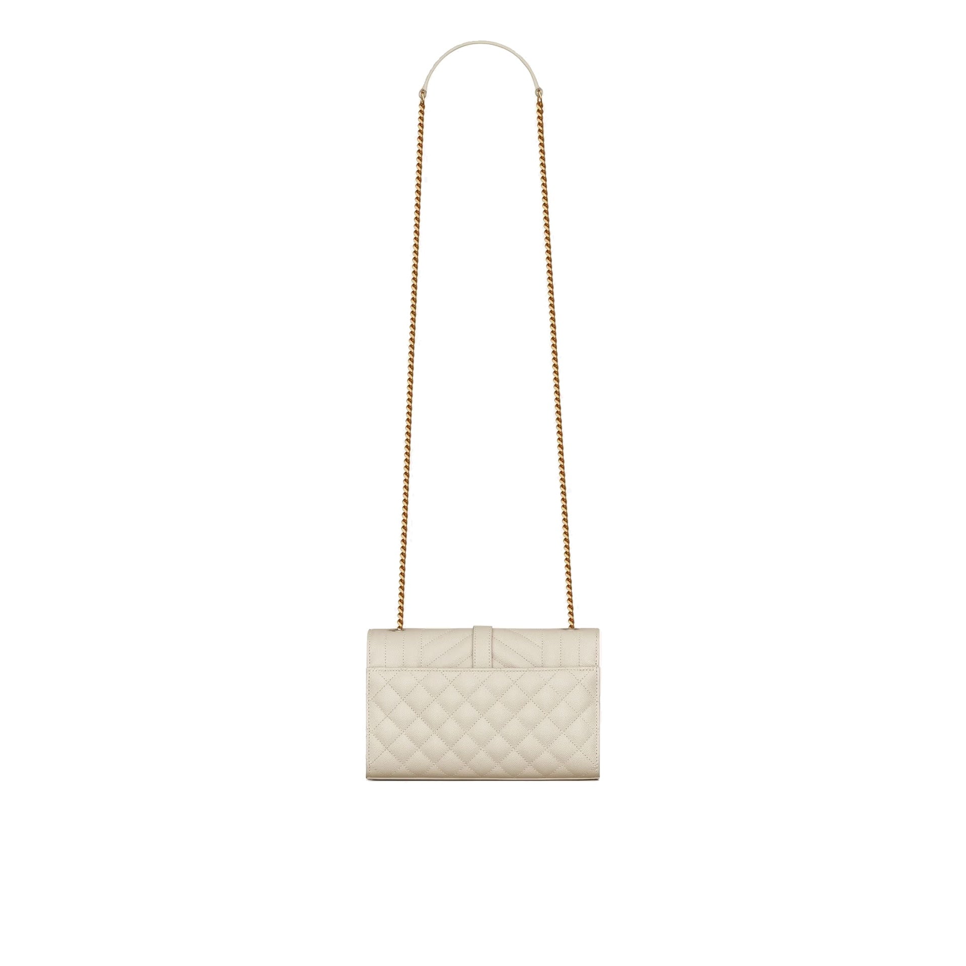 Saint Laurent - Sac Envelope Small - Femme - Ivory