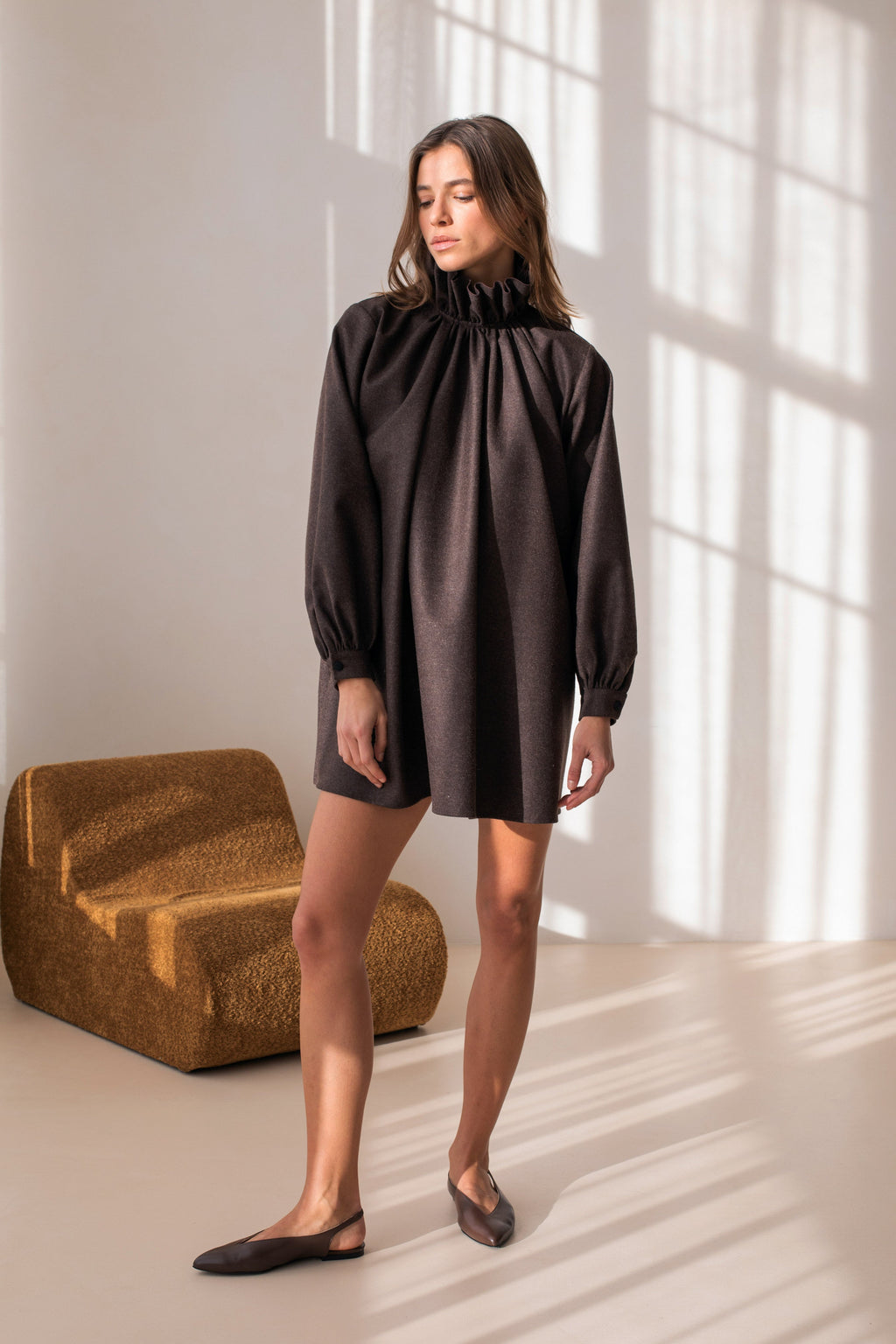 Robe Le Trenet - Marron Fonce