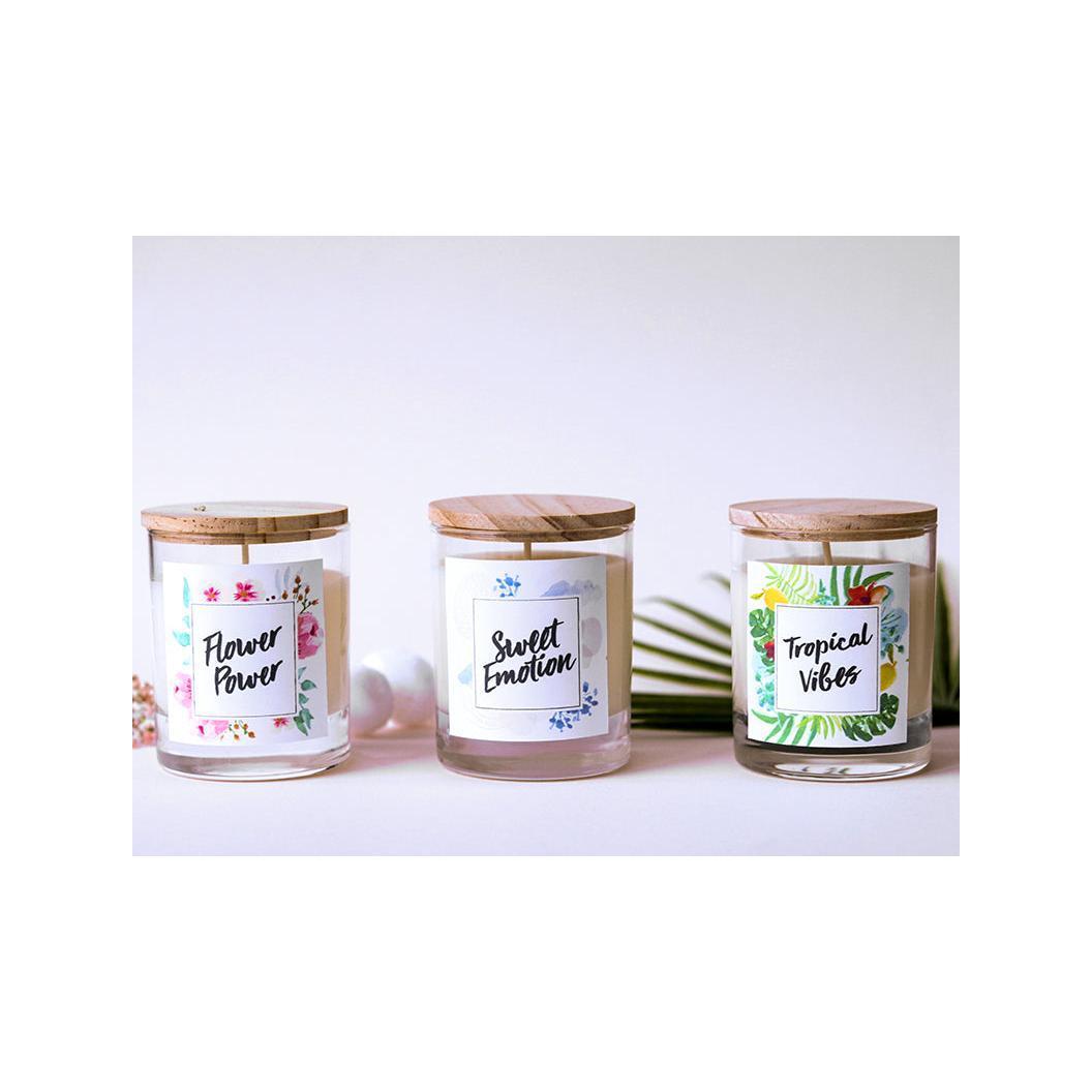 Kit Bougie Diy - Tropical Vibes